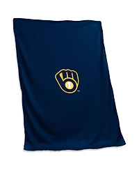 Logo Brands Milwaukee Brewers 54'' x 84'' Sweatshirt Blanket