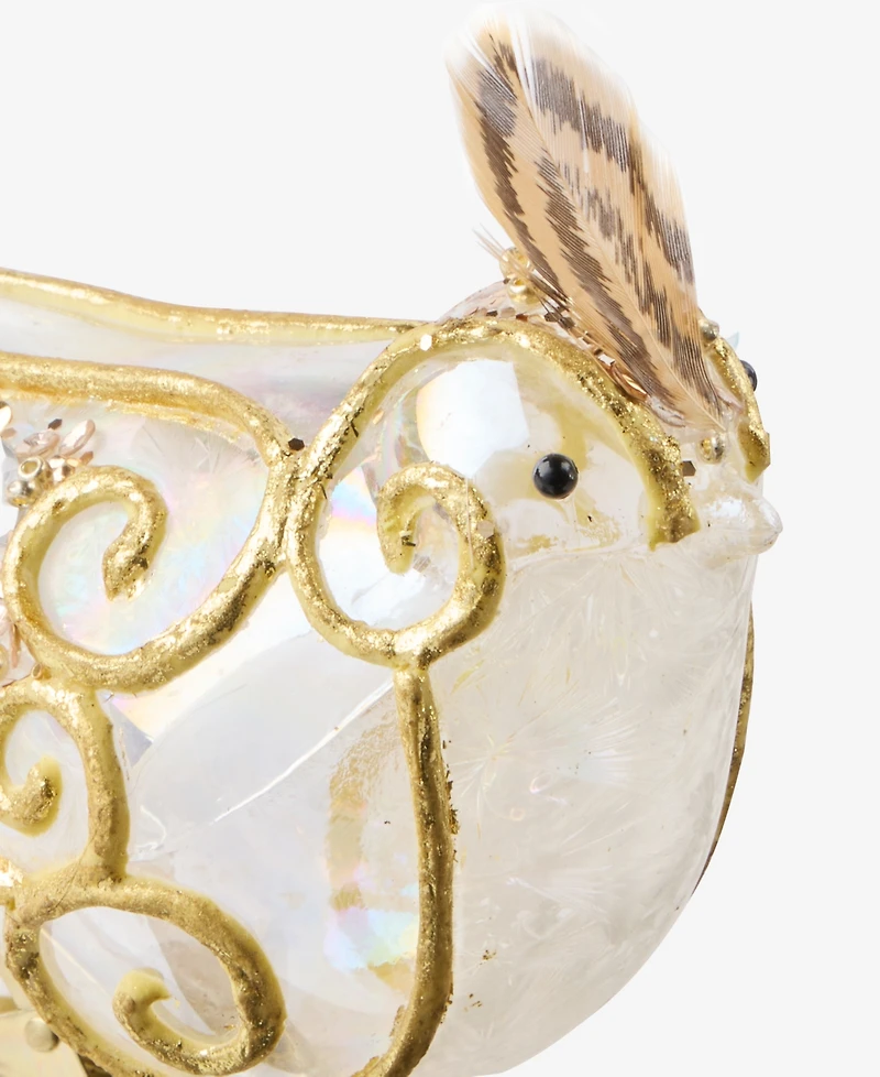 Holiday Lane Gilded Glamour Cardinal Bird Ornament, Macy's Exclusive