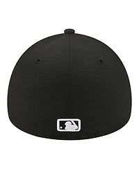 New Era Men's Black Los Angeles Dodgers A-Frame 59FORTY Fitted Hat