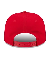 New Era Men's Scarlet San Francisco 49ers 80th Anniversary Script 9SEVENTY Adjustable Hat