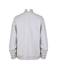 '47 Brand Women's Gray Los Angeles Rams Subtle Muse Mock Neck Sweatshirt