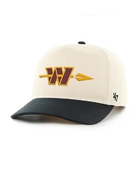 '47 Brand Men's Natural/Black Washington Commanders Hitch Adjustable Hat