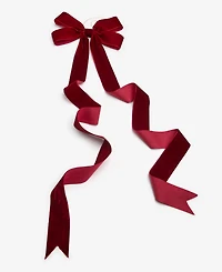 Holiday Lane Holiday Toile Fabric Bow Ornament, Macy's Exclusive
