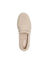 Vivaia Women's Francesca Round-Toe Platform Chunky Heel Loafers