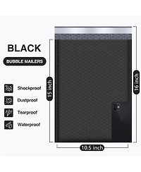 Gnuadz Bubble Mailers Poly Padded Envelopes Mailing Packages Self Seal Waterproof Shipping Bags