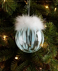 Holiday Lane Iced Delight Ball Ornament, Macy's Exclusive