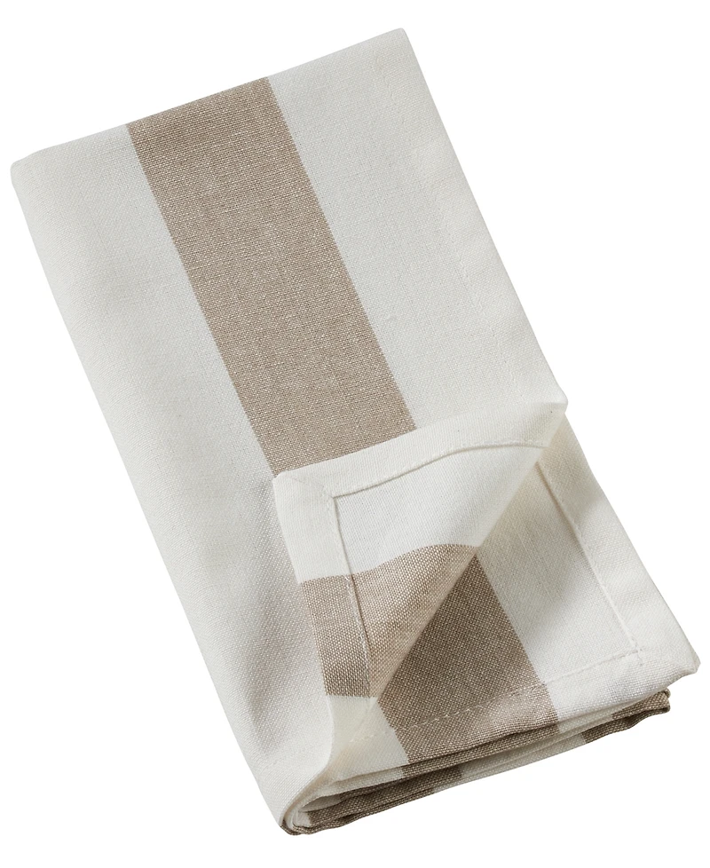 Saro Lifestyle Classic Striped Napkins, Set of 4