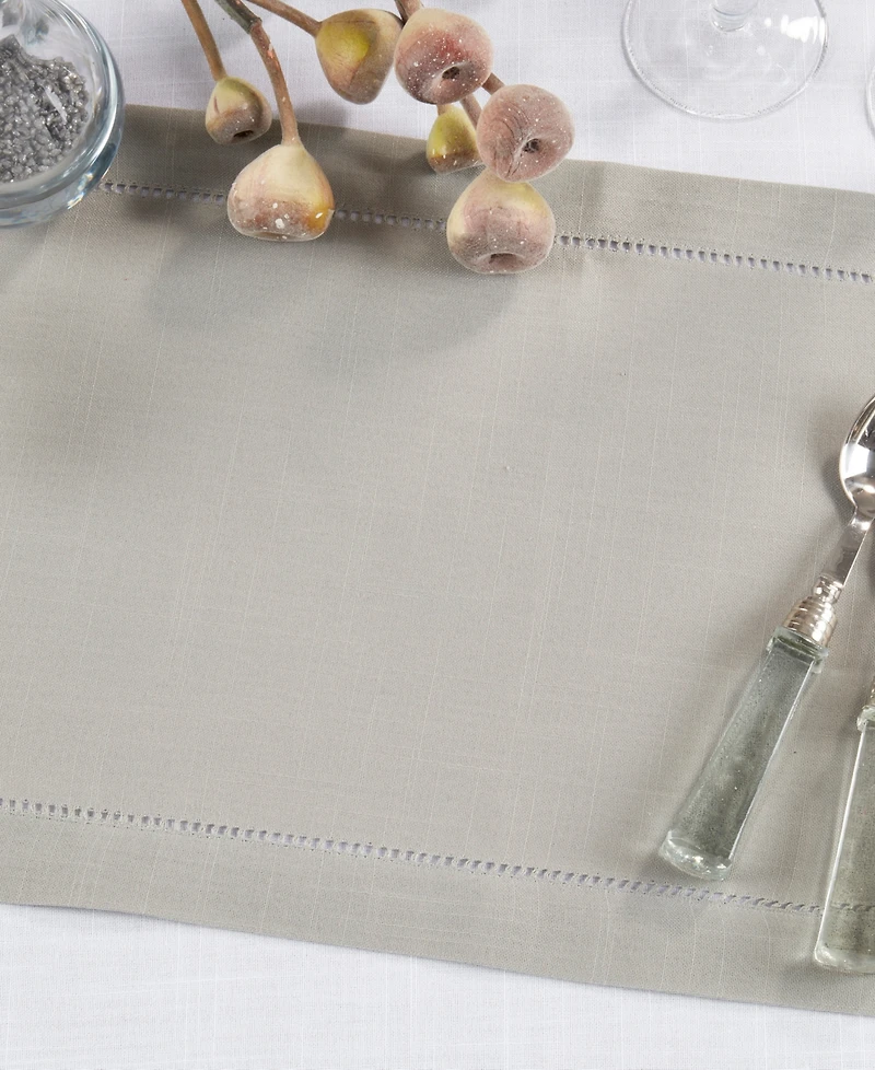 Saro Lifestyle Hemstitched Border Placemats