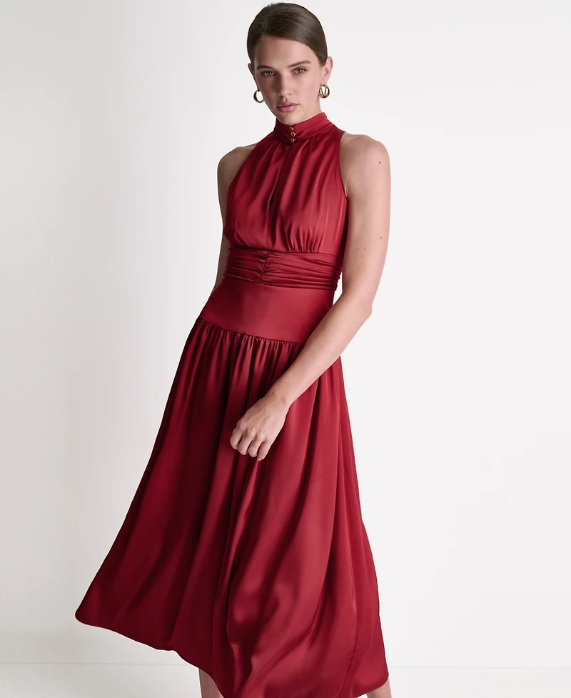 Bcbg Women's Mock Neck Maxi Dress