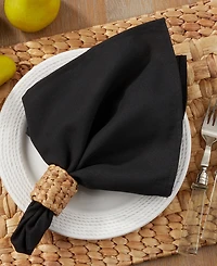 Saro Lifestyle Casual Design Everyday Table Napkins, Set of 12