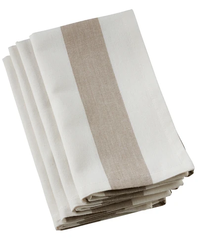Saro Lifestyle Classic Striped Napkins, Set of 4