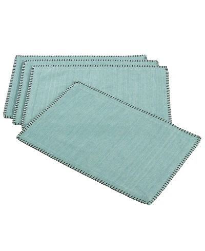 Saro Lifestyle Whip Stitched Design Placemats