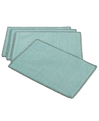 Saro Lifestyle Whip Stitched Design Placemats