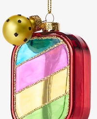 Holiday Lane Sports Glass Pickleball Paddle Ornament, Macy's Exclusive