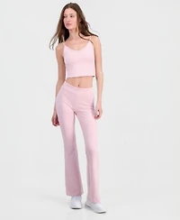 Guess Womens Syrma Cropped Sleeveless Top Syrma Flare Leggings