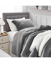 Better Than Anesthesia - Coma Inducer Oversized Comforter Set - Smoked Pearl , Beige/Khaki