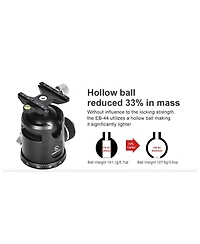 SunwayFoto Eb-52 Epic Series Traveler Ball Head with Quick Release Plate