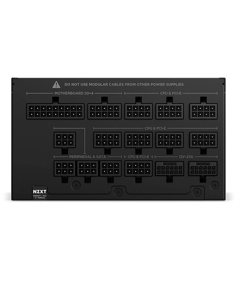 Nzxt C1000 Gold 1000W 80+ Gold Certified Fully Modular Atx 3.1 Power Supply Unit, Black