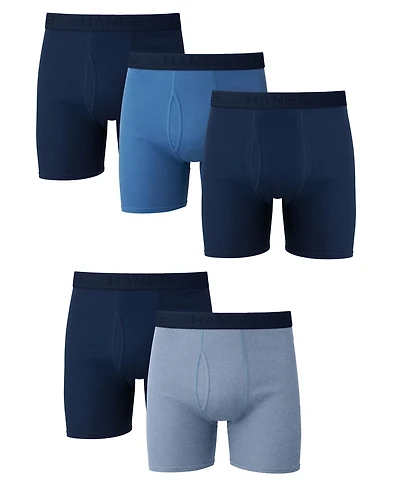 Hanes Men's Ultimate Stretch-Fit Boxer Briefs, 5-Pack