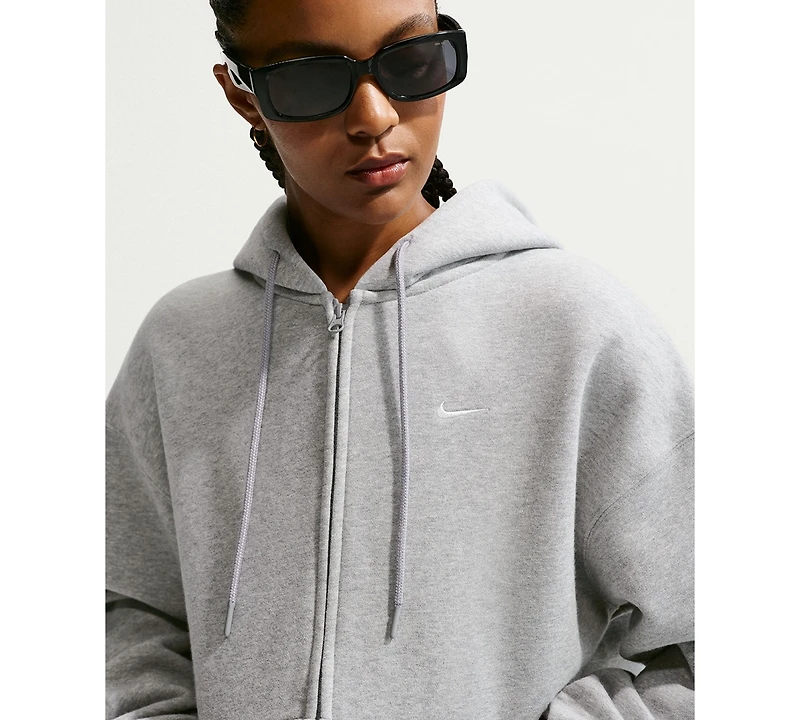 Nike Studio Fleece Medium Weight Women's Oversized Full-Zip Hoodie