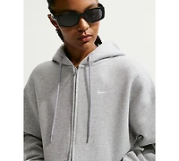 Nike Studio Fleece Medium Weight Women's Oversized Full-Zip Hoodie