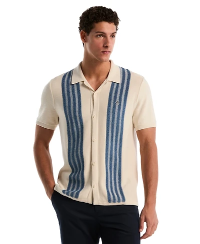 Original Penguin Men's Plush Vertical Stripe Shirt