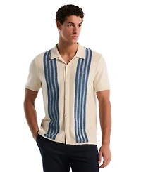 Original Penguin Men's Plush Vertical Stripe Shirt