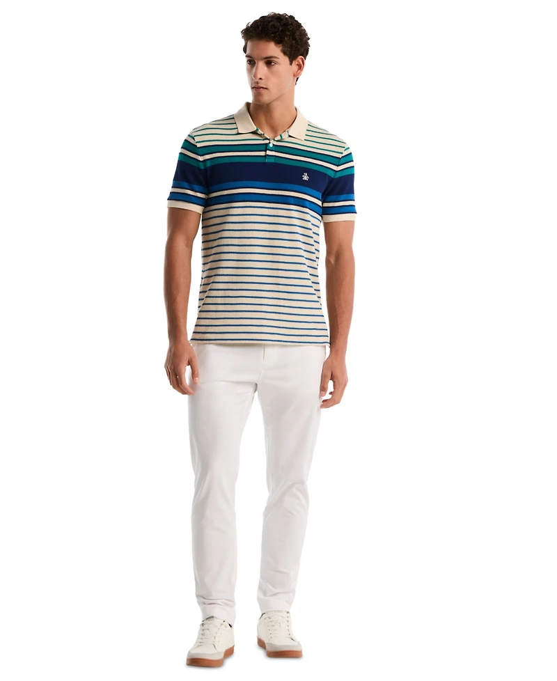 Original Penguin Men's Engineered Stripe Polo Shirt