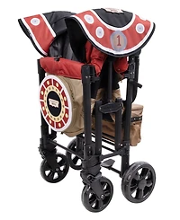 WonderFold Wagon One-Piece Sunny Double Stroller Wagon