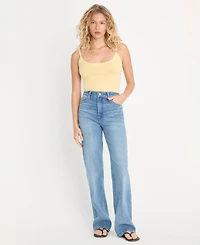 Good American Women's Straight Leg High-Rise Jeans