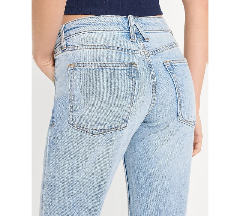 Good American Women's Low-Rise Relaxed-Fit Jeans