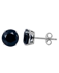 Macy's Sapphire (2 ct. t.w.) Stud Earrings in 14k White Gold