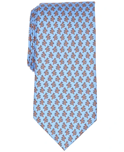Club Room Men's Staghorn Coral Classic Design Silk Tie, Macy's Exclusive
