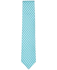 Club Room Men's Serenity Sailboat Neat Pattern Silk Tie, Macy's Exclusive