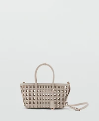 Mango Women's Braided Handbag