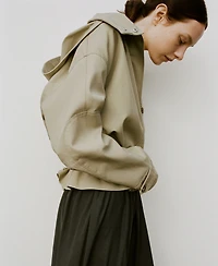 Mango Women's Mid-Rise Baggy Pants