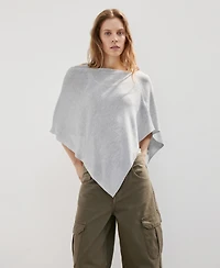 Mango Women's Asymmetrical Knitted Cape