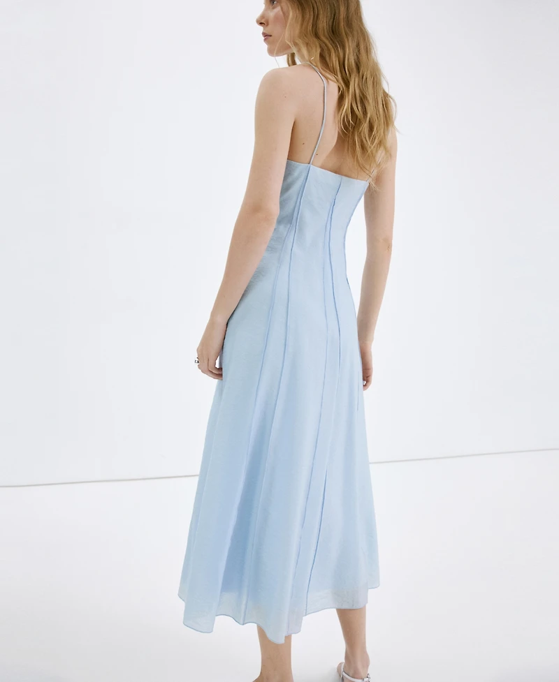 Mango Women's Lyocell A-Line Dress