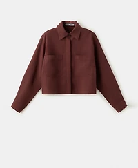Mango Women's Pocket Lyocell Overshirt