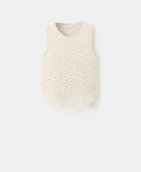 Mango Women's lace Details Strappy Top