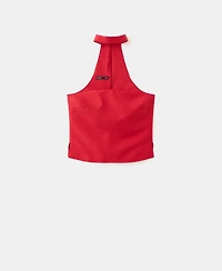 Mango Women's Neck Strap Lyocell Top