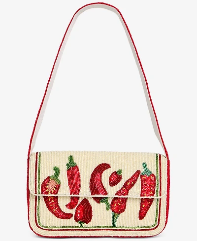 On 34th Hand Beaded Shoulder Bag