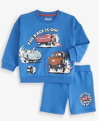 Epic Threads Toddler Boys' 12M-5T Cars The Race Is On Top and Shorts, 2-Piece Set, Macy's Exclusive