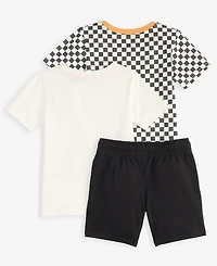 Epic Threads Toddler Boys' 12M-5T T-Shirts and Shorts, 3-Piece Set, Macy's Exclusive