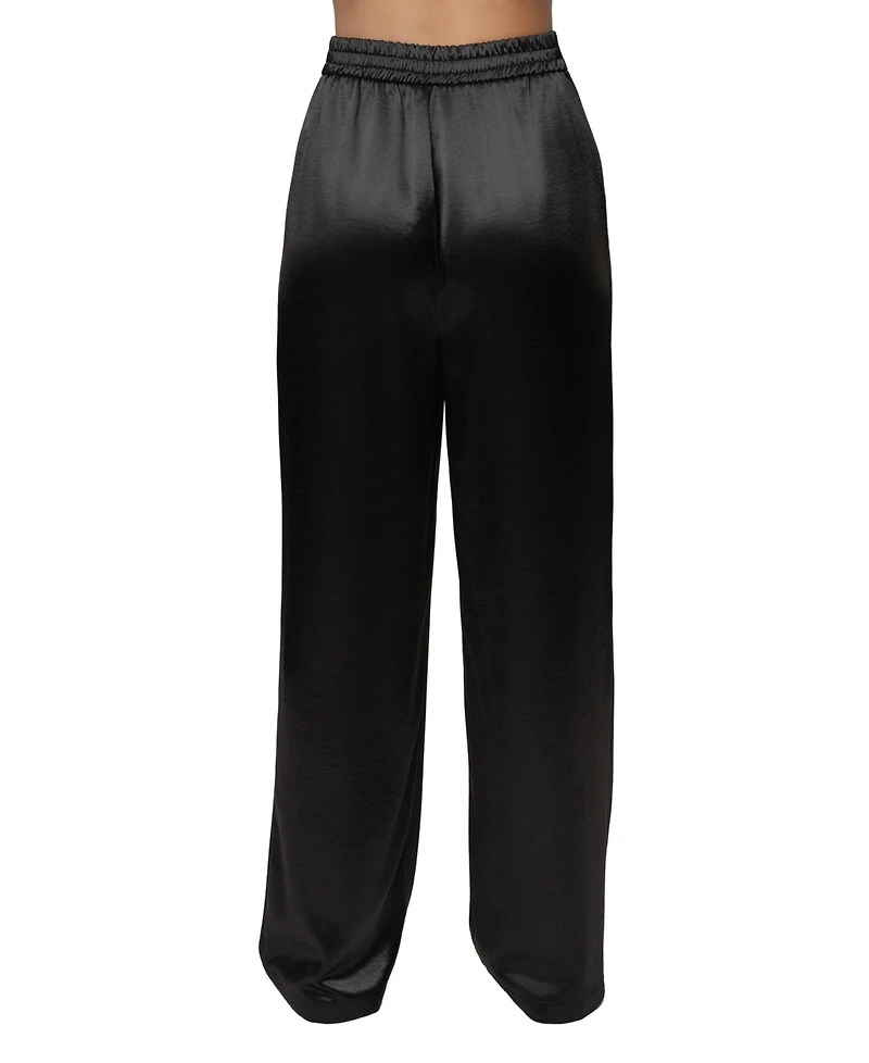 Jluxlabel Womens Thea Satin Pants