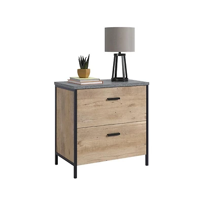 Sauder Market Commons File Cabinet, Prime Oak finish