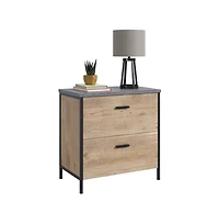 Sauder Market Commons File Cabinet, Prime Oak finish