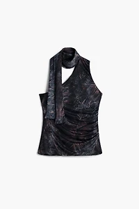 Desigual Women's Fitted Asymmetric Top