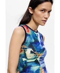 Desigual Women's Printed Sleeveless Blouse