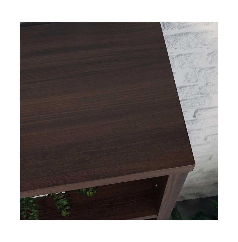 Sauder Affirm Commercial Office Bookcase, Noble Elm finish